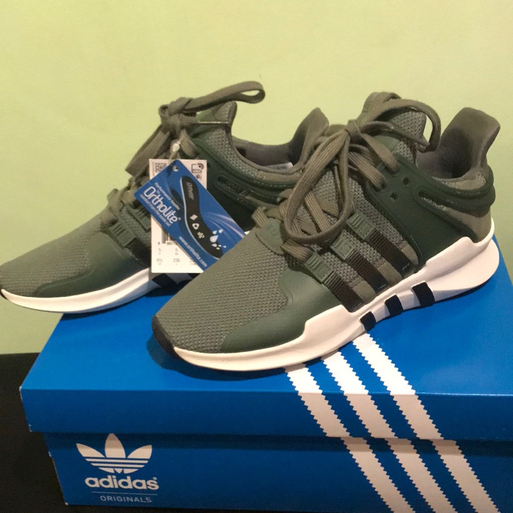 Brand NEW Adidas EQT sneakers in Olive Green